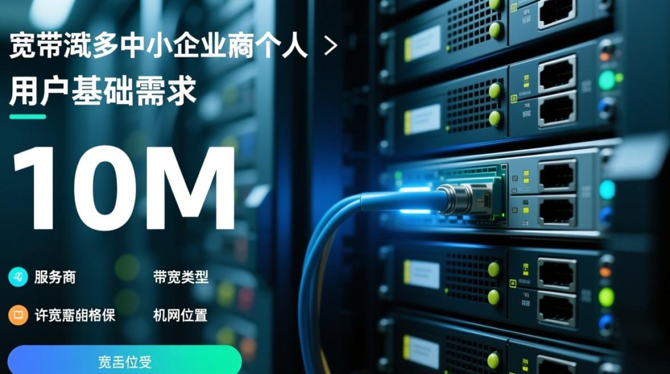 服务器10m宽带一个月多少钱？具体价格是多少？