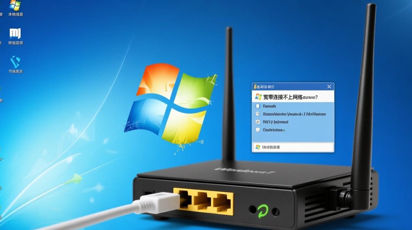 Win7连路由器宽带无网络,是服务器连接问题吗? Win7连路由器宽带无网络,是服务器连接问题吗?