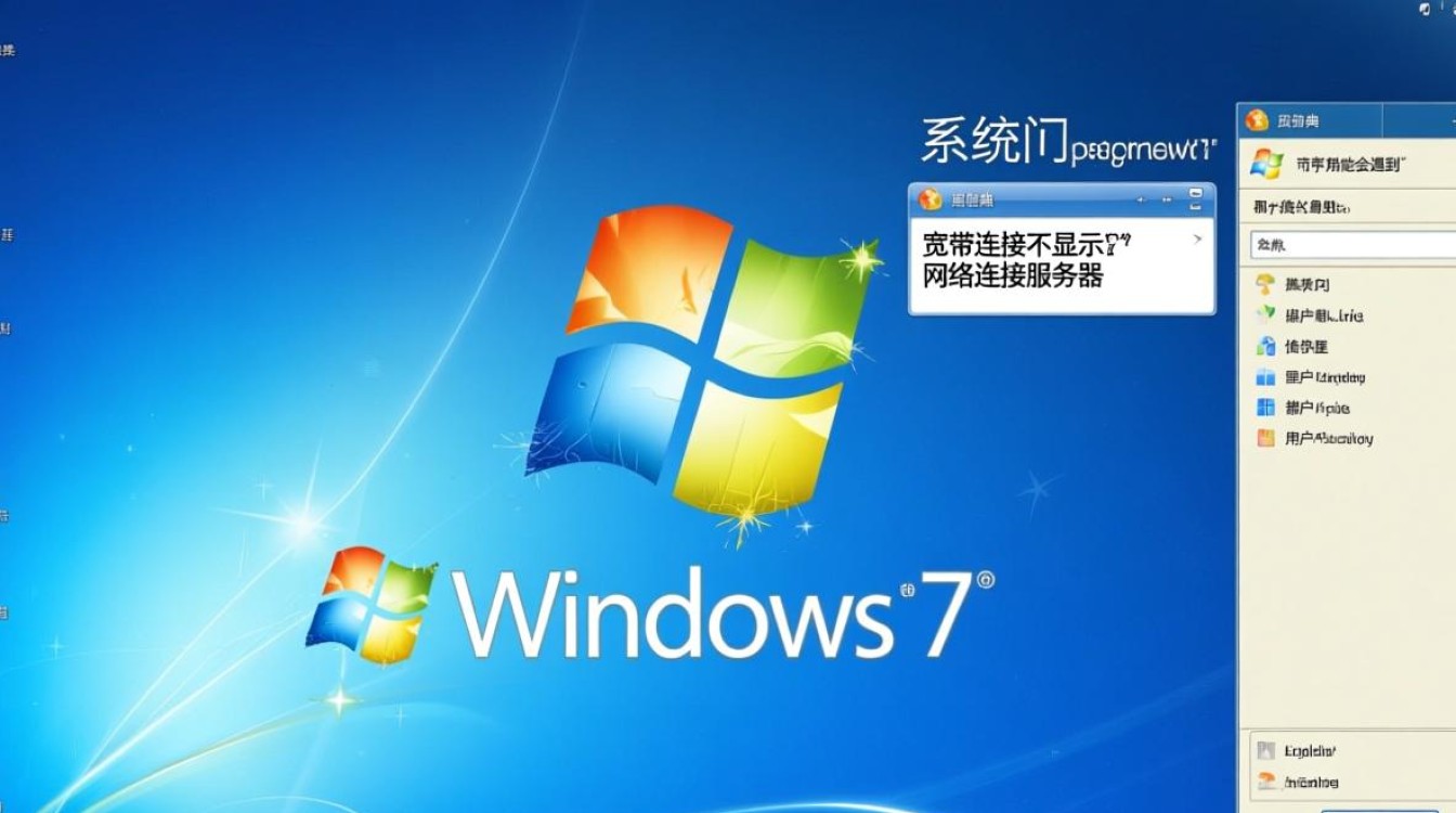 win7系统不显示宽带连接怎么办？网络连接服务器消失怎么解决？