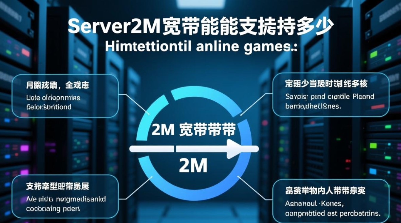服务器2M宽带能同时多少人流畅玩网游？