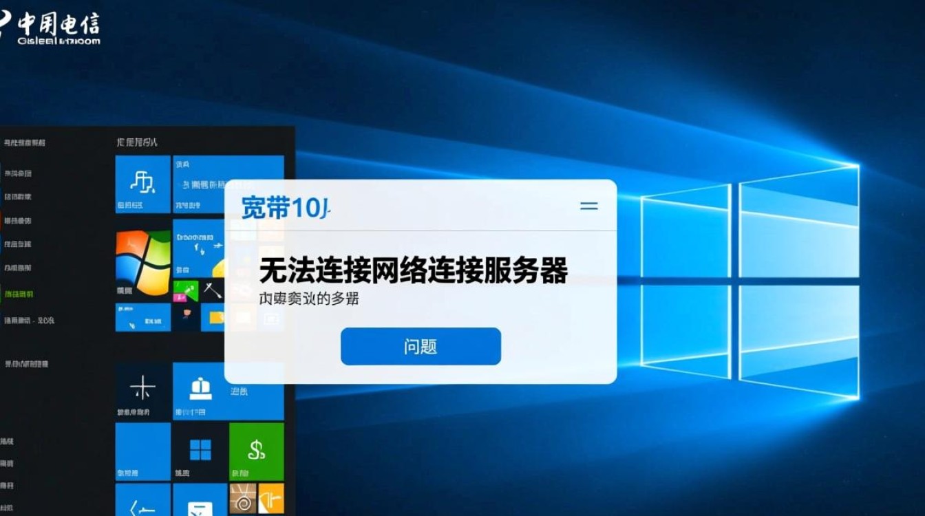 Win10电信宽带连不上网，连接服务器失败怎么办？