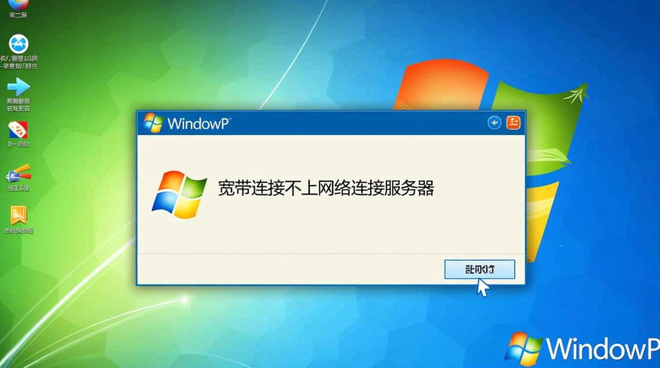 xp宽带连接不上，提示网络连接服务器怎么办？