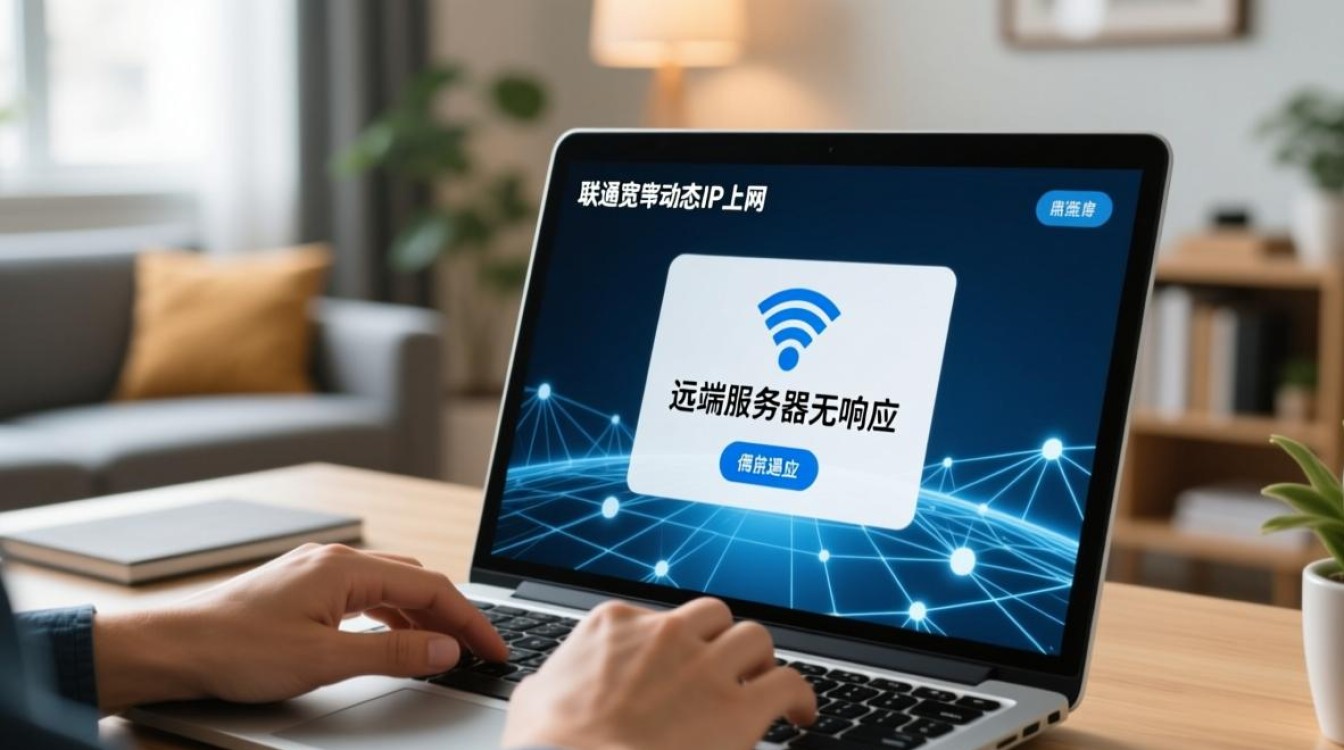 联通宽带动态IP上网显示远端服务器无响应怎么办？