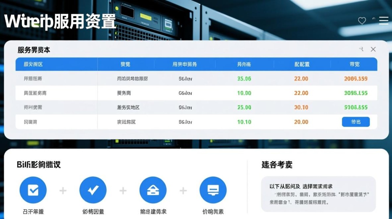 宽带服务器一个月多少钱？不同配置价格差异大吗？