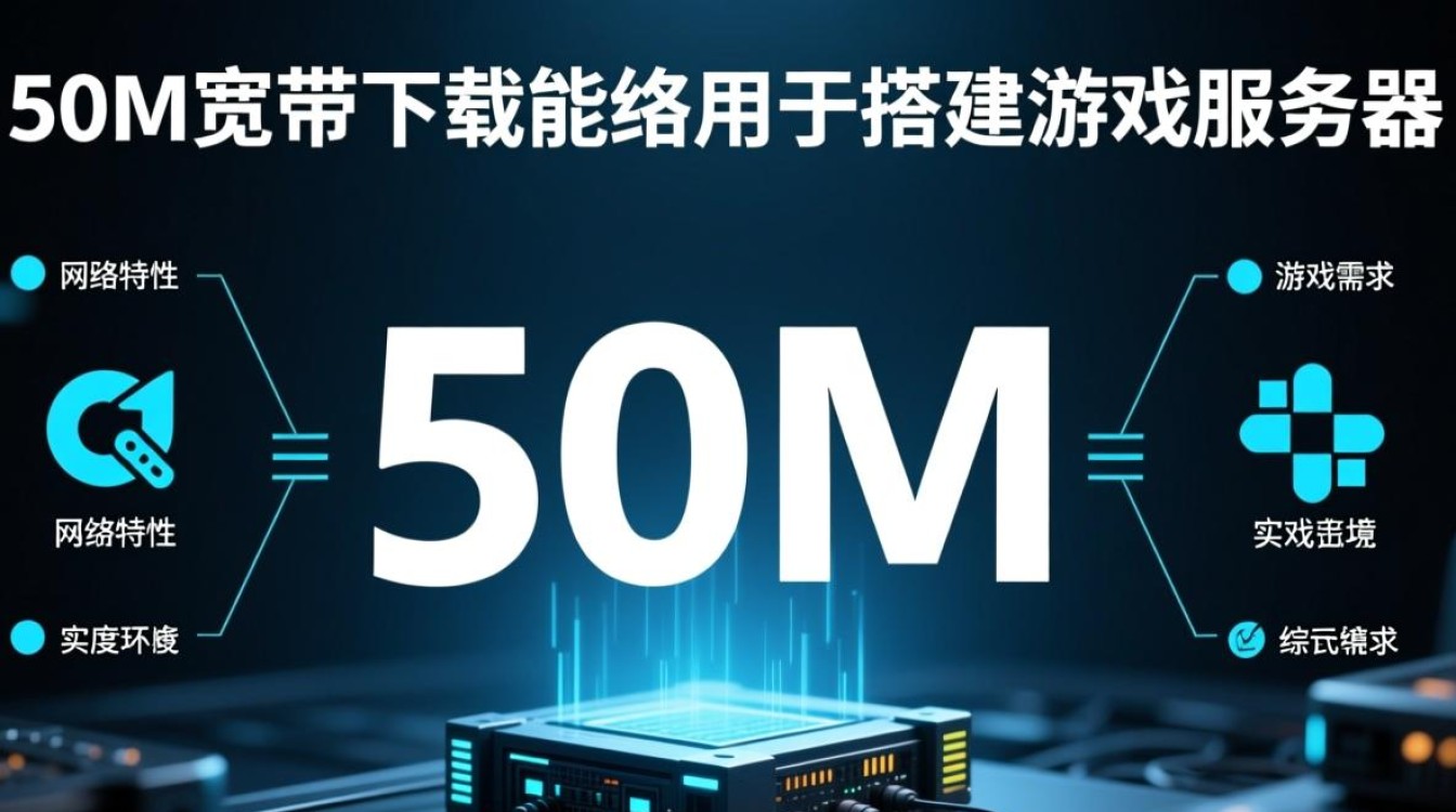 50m宽带下载能做游戏服务器吗？低配宽带如何支撑游戏服务器？