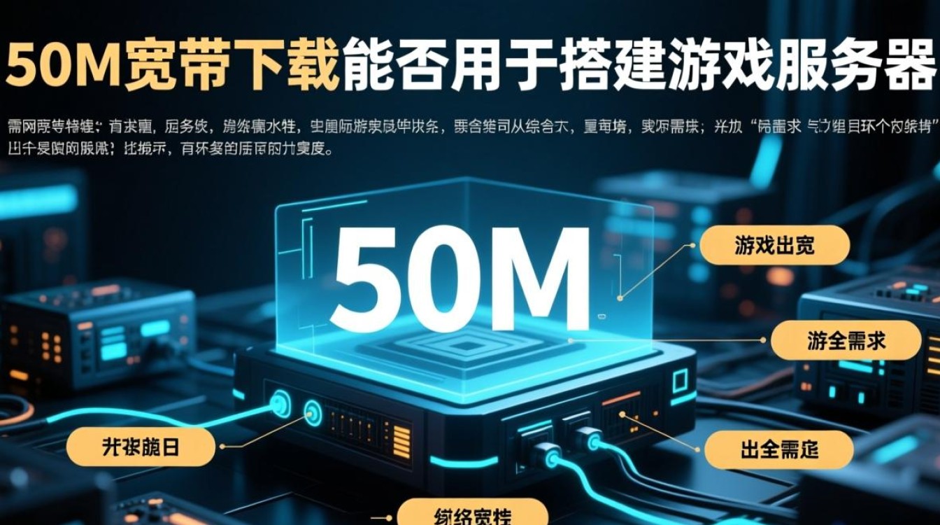 50m宽带下载能做游戏服务器吗？低配宽带如何支撑游戏服务器？