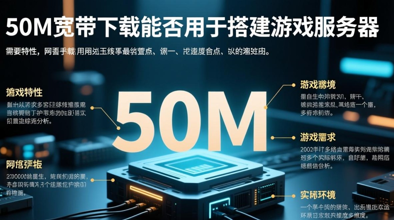 50m宽带下载能做游戏服务器吗？低配宽带如何支撑游戏服务器？