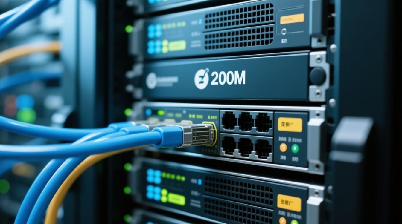 服务器200m宽带能同时支持多少用户在线？