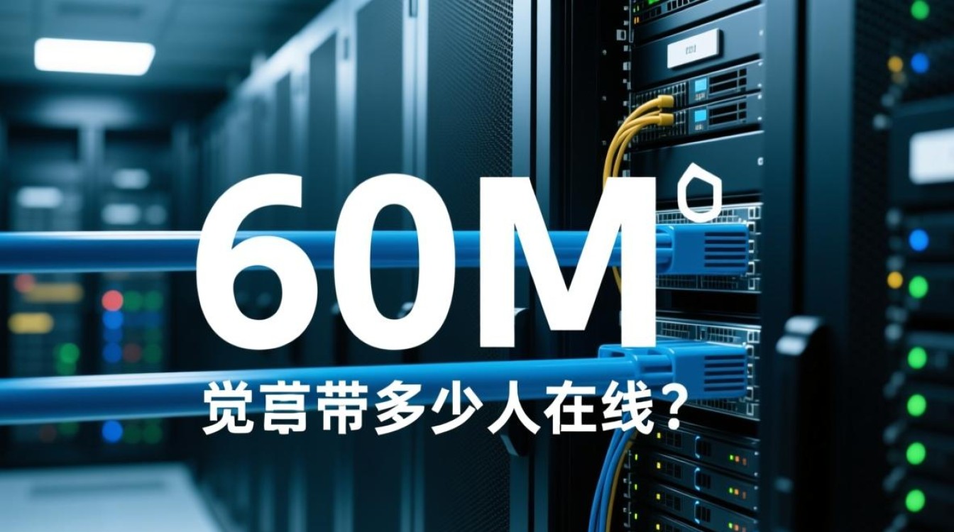 服务器60M宽带到底能支撑多少人同时在线？