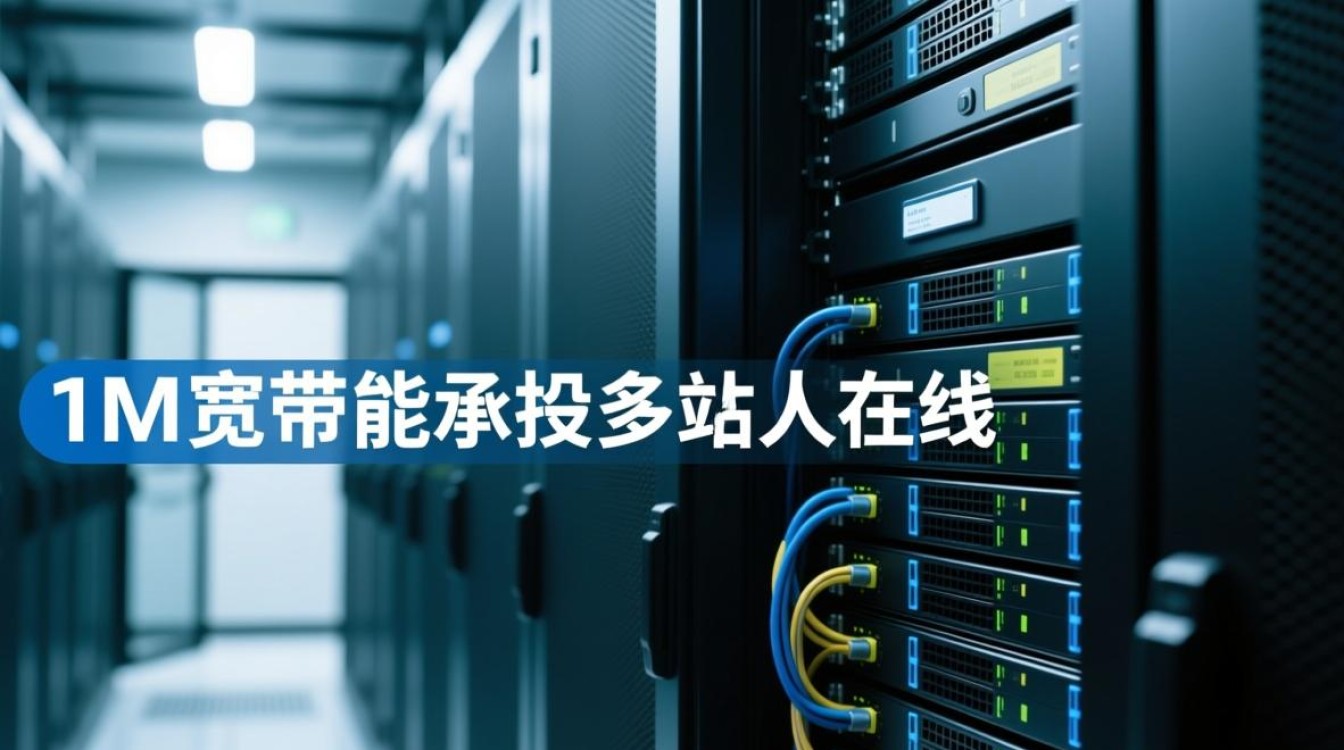 服务器1M宽带能同时支持多少人在线流畅访问？