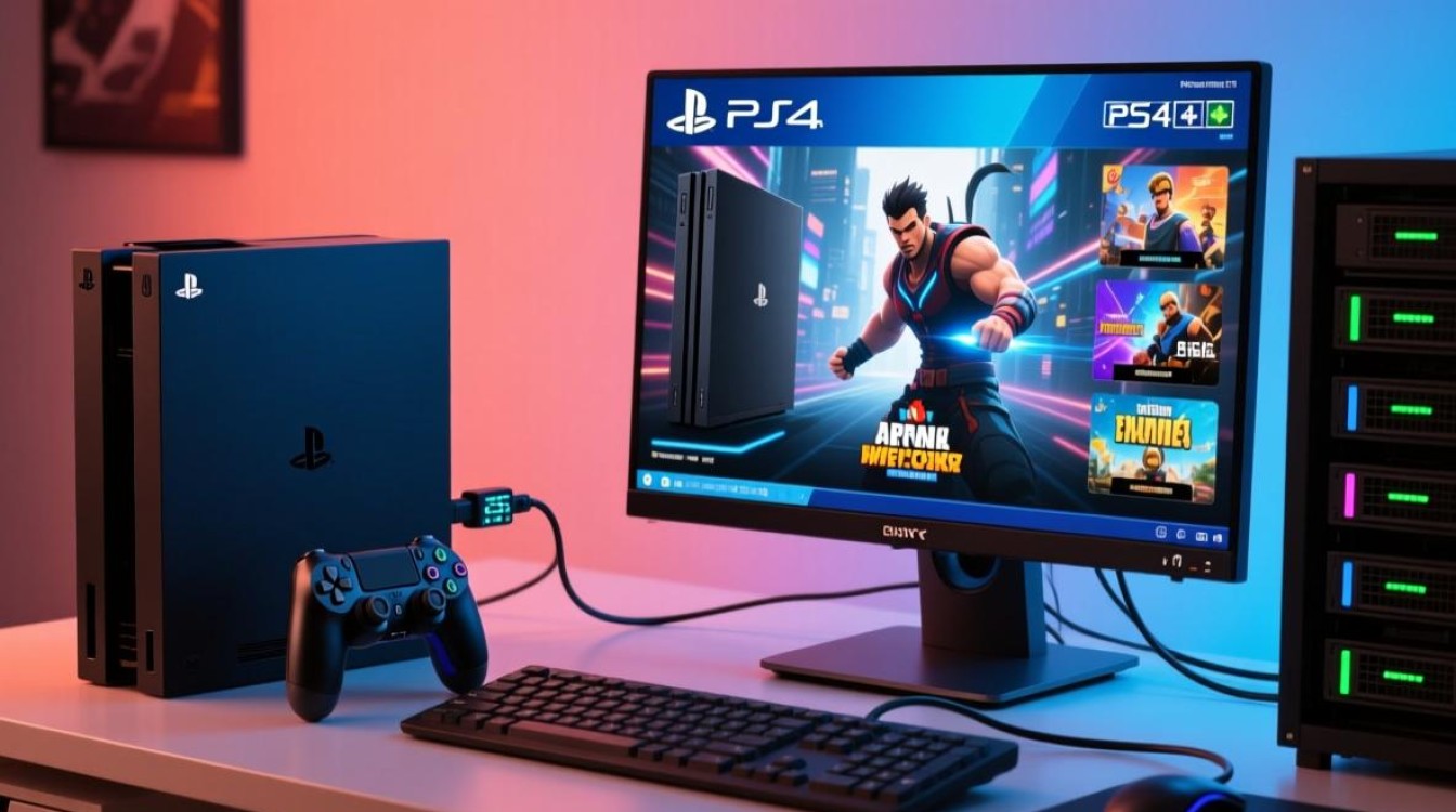 PS4宽带连接电脑后，服务器地址怎么填？