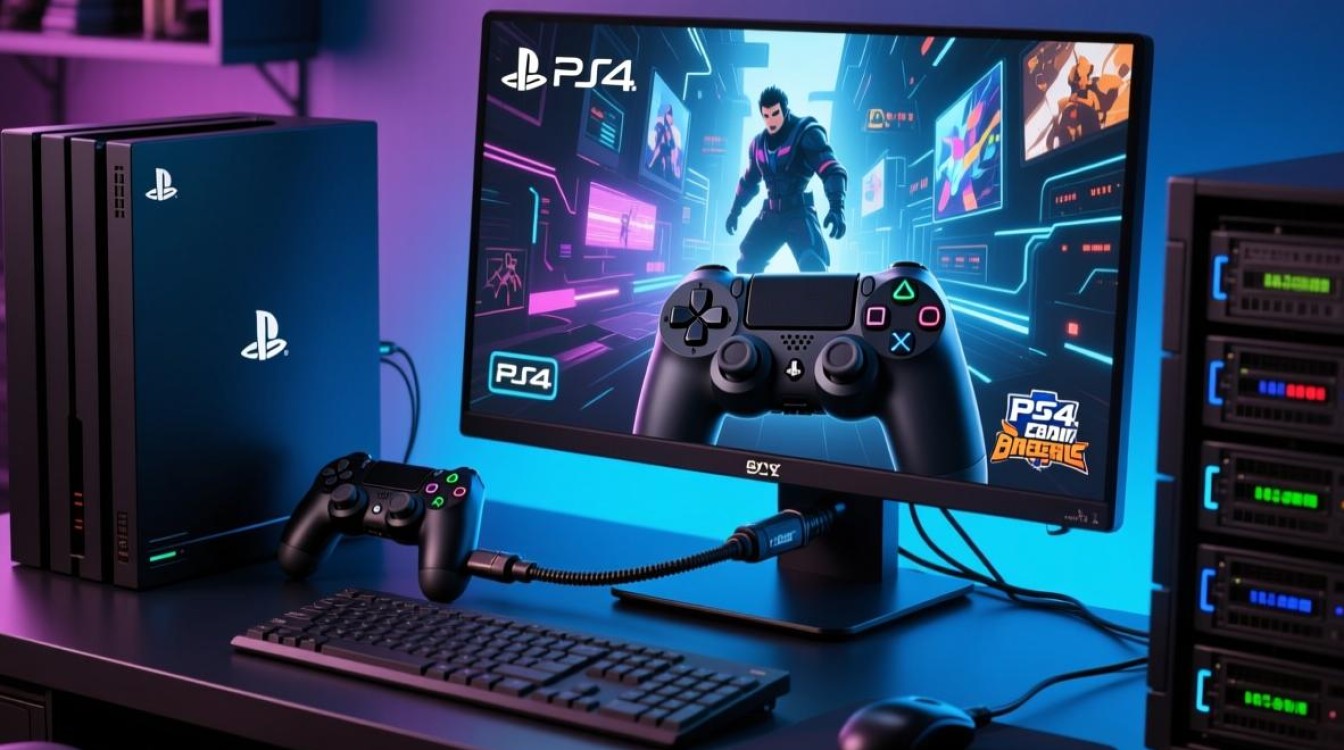 PS4宽带连接电脑后，服务器地址怎么填？