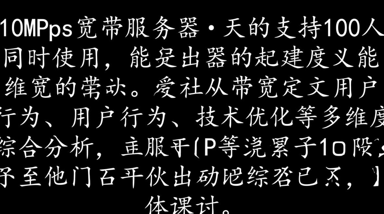 10m宽带服务器真能支撑100人在线不？