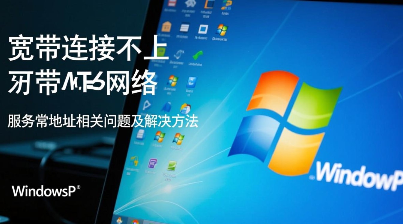 xp链接宽带连接不上，网络连接服务器地址怎么解决？