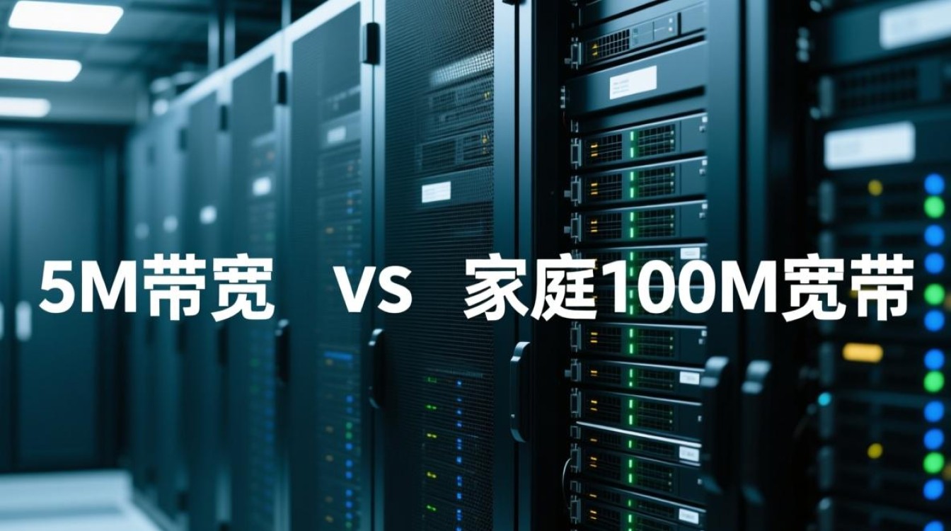 云服务器5m宽带够用吗?对比家庭100m差多少? 云服务器5m宽带够用吗?对比家庭100m差多少?