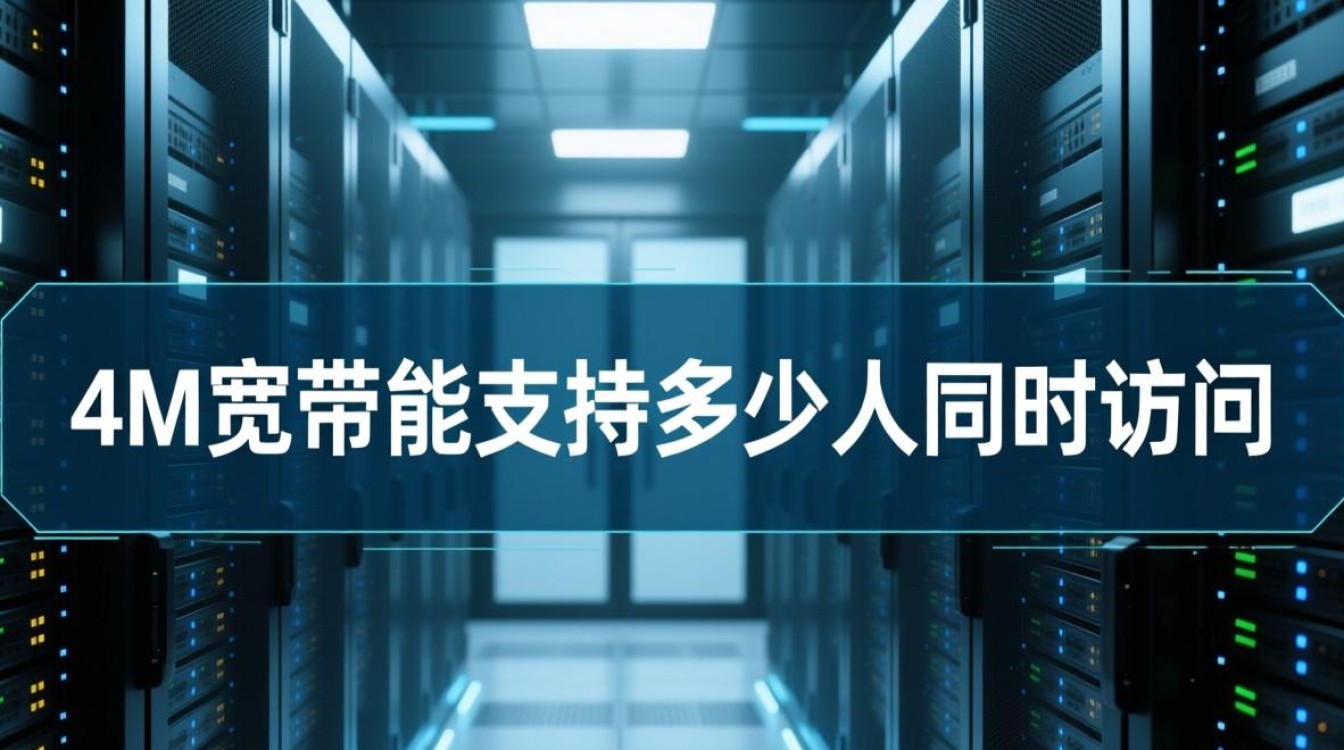 服务器4M宽带能同时支持多少人在线访问？