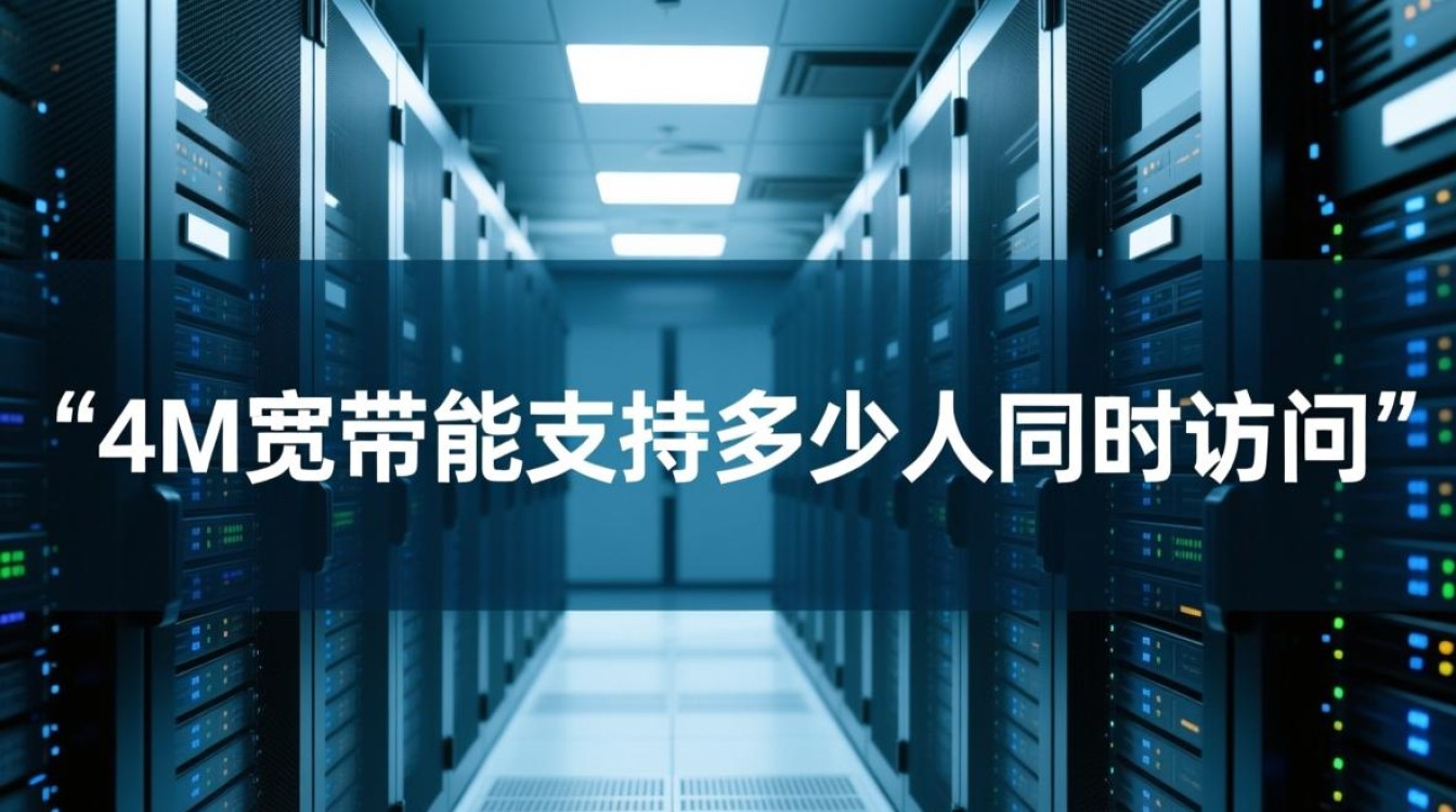 服务器4M宽带能同时支持多少人在线访问？