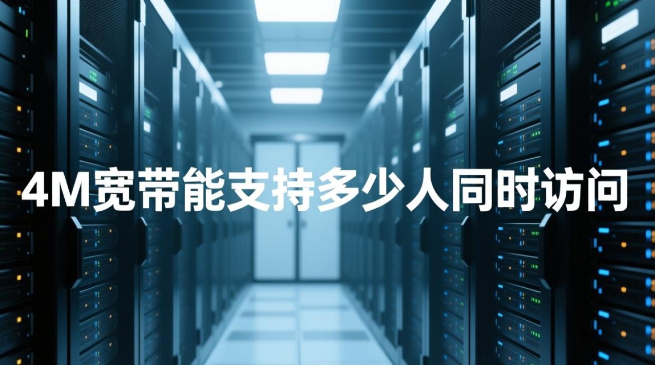 服务器4M宽带能同时支持多少人在线访问？