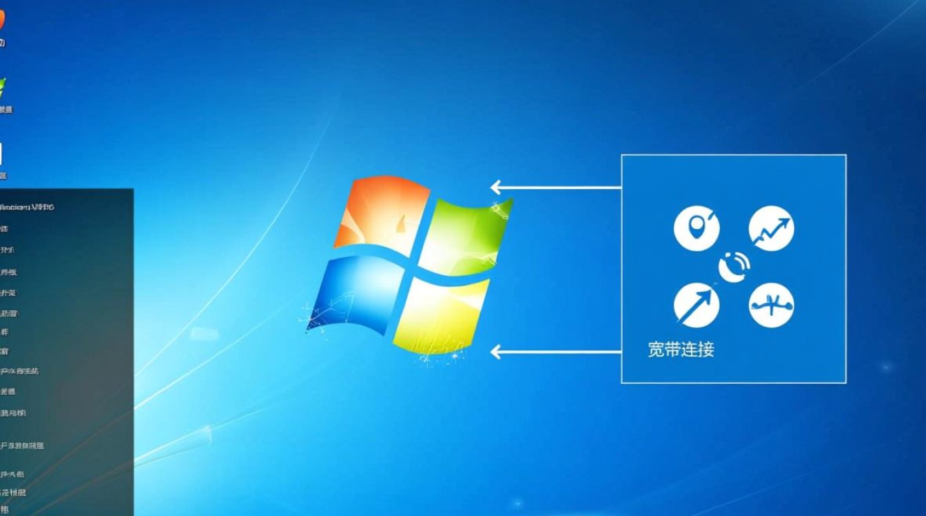 win10桌面为何不显示宽带连接服务器图标？
