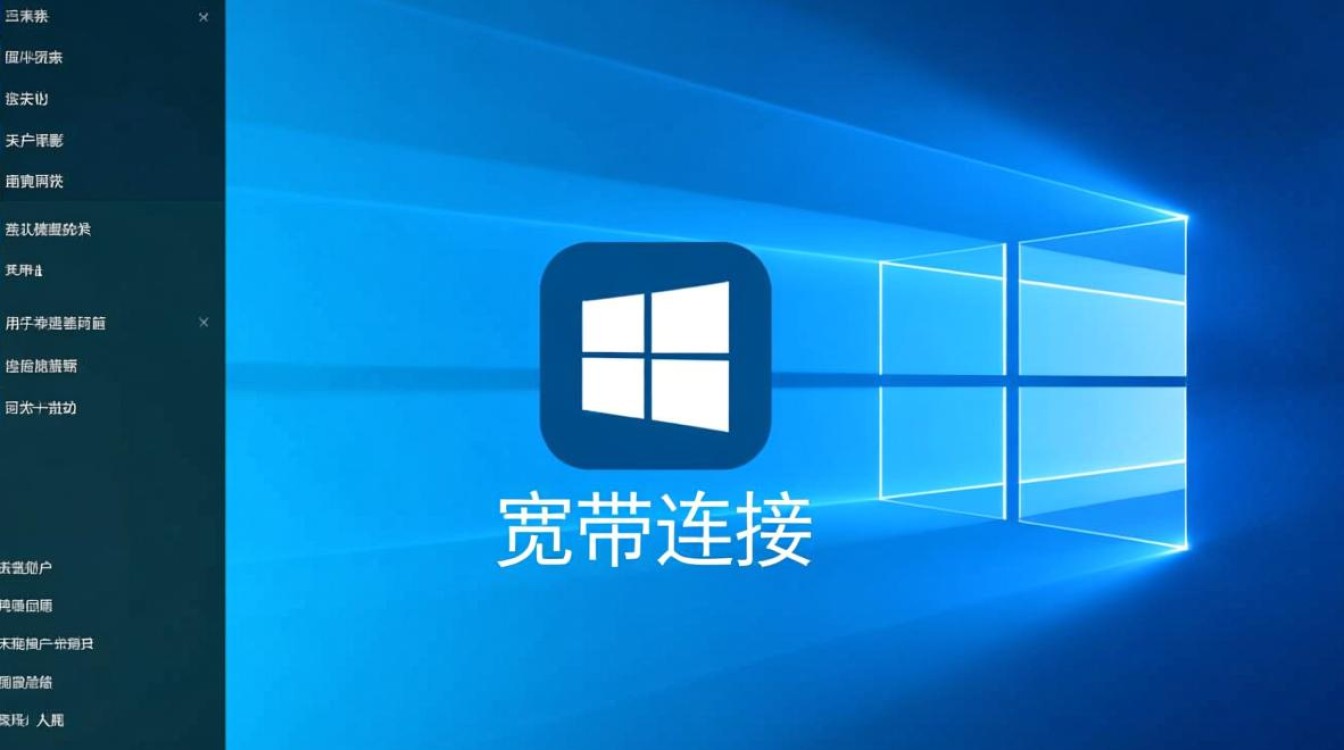 win10桌面为何不显示宽带连接服务器图标？
