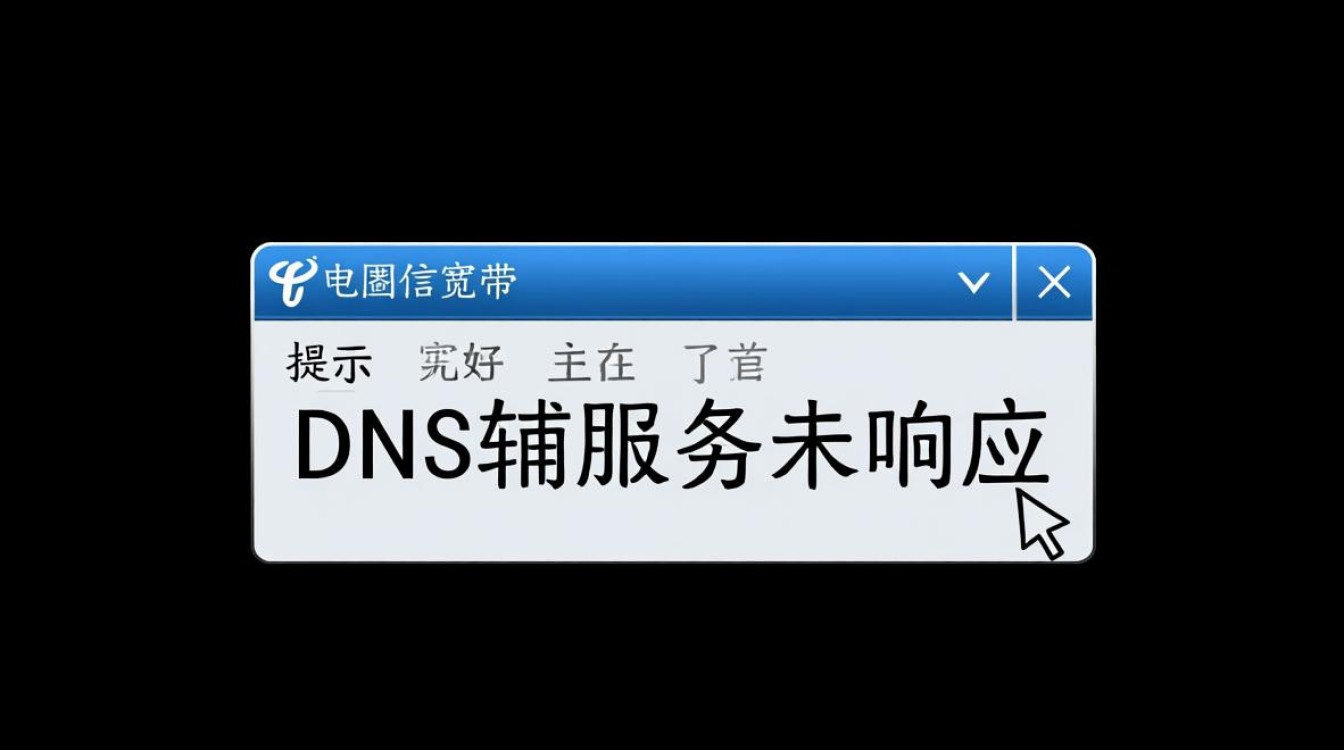 电信宽带dns辅服务器未响应怎么办？怎么快速修复？