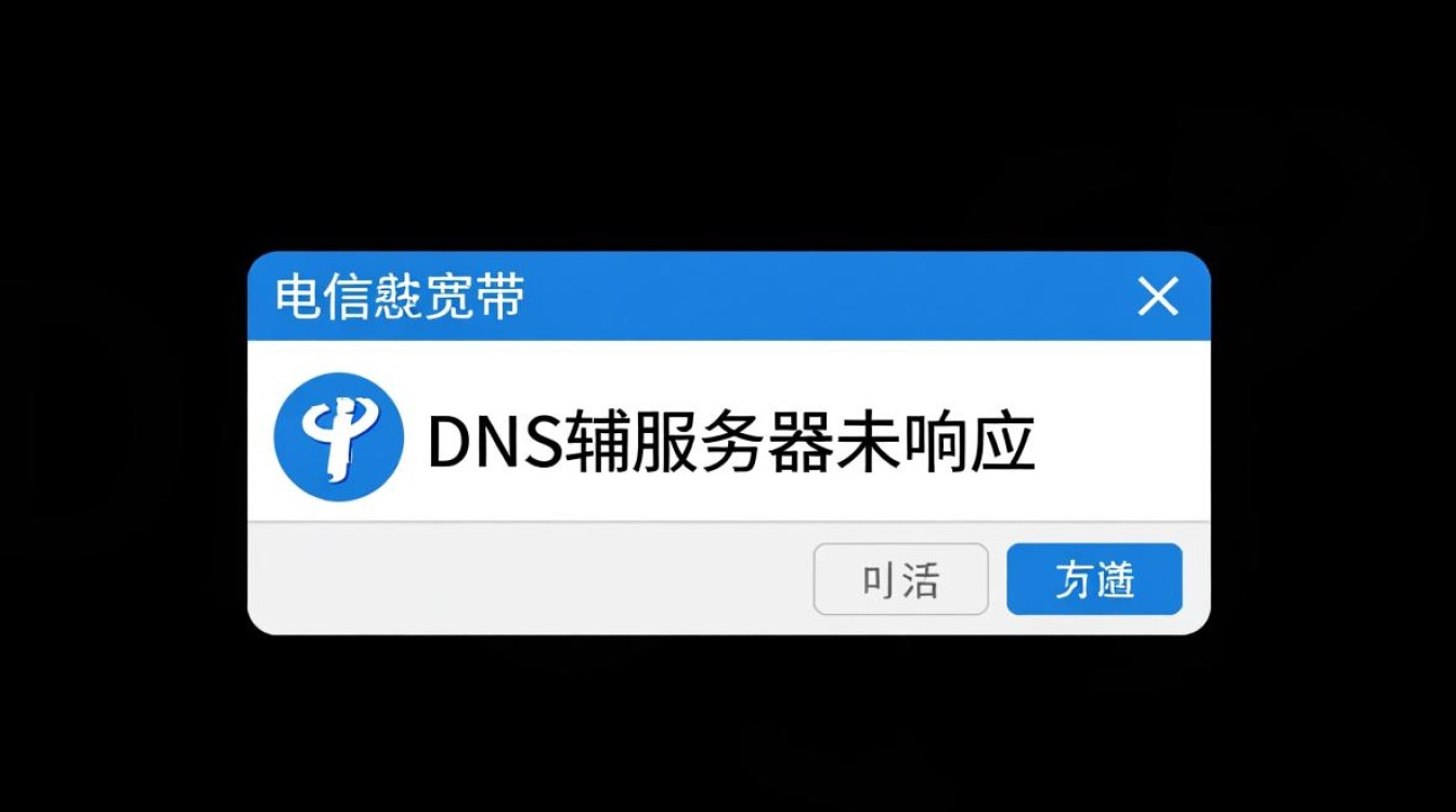 电信宽带dns辅服务器未响应怎么办？怎么快速修复？