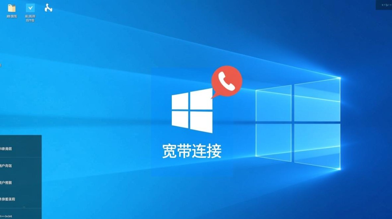 Win10桌面不显示宽带连接服务器怎么办？