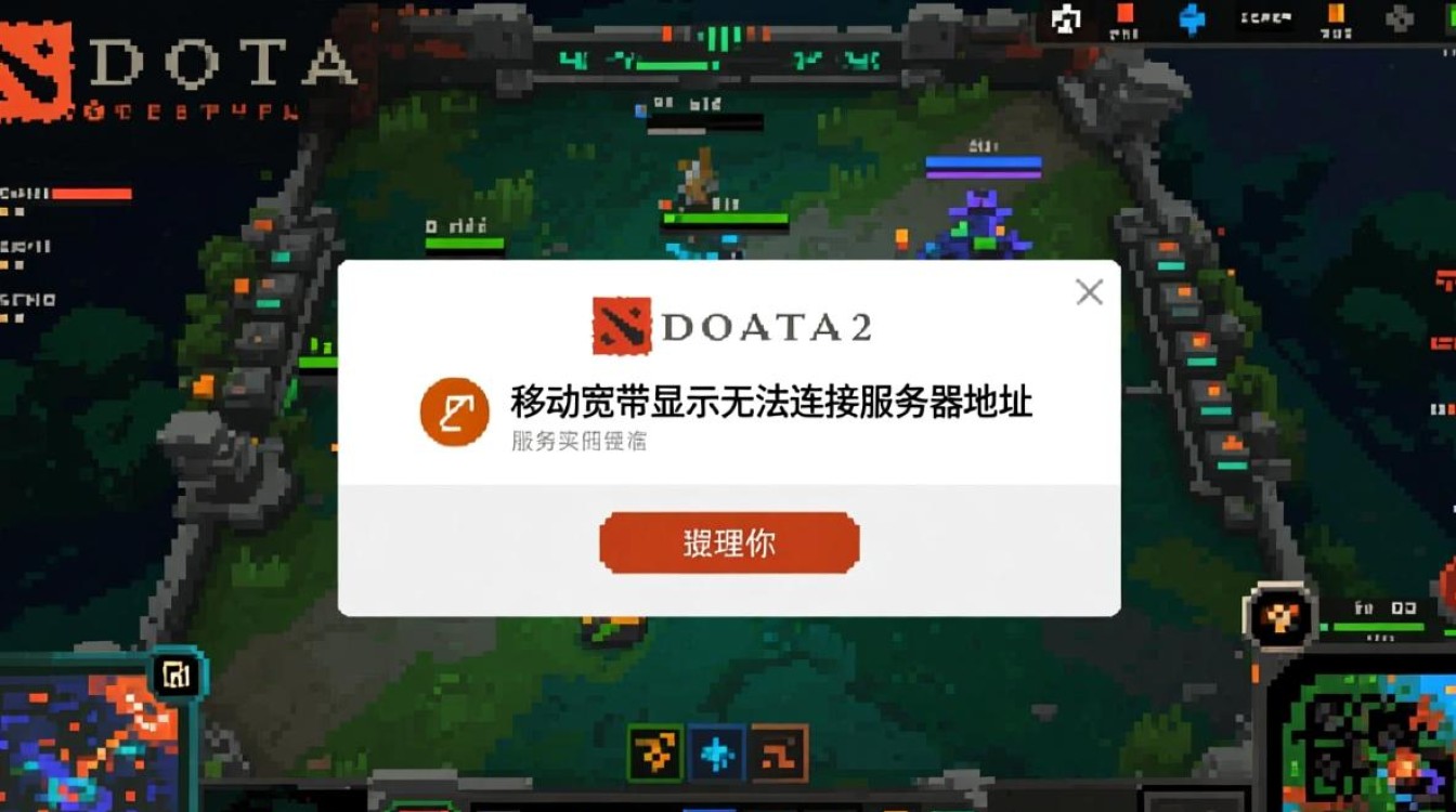 Dota2移动宽带无法连接服务器地址怎么办？