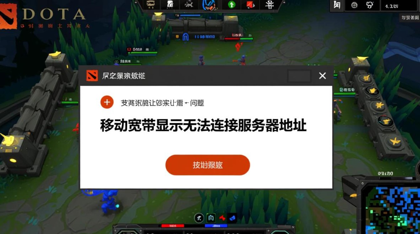 Dota2移动宽带无法连接服务器地址怎么办？