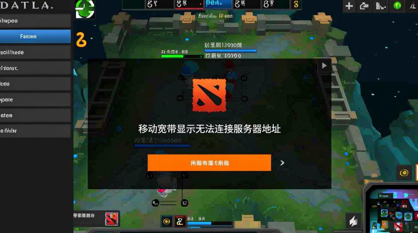 Dota2移动宽带无法连接服务器地址怎么办？