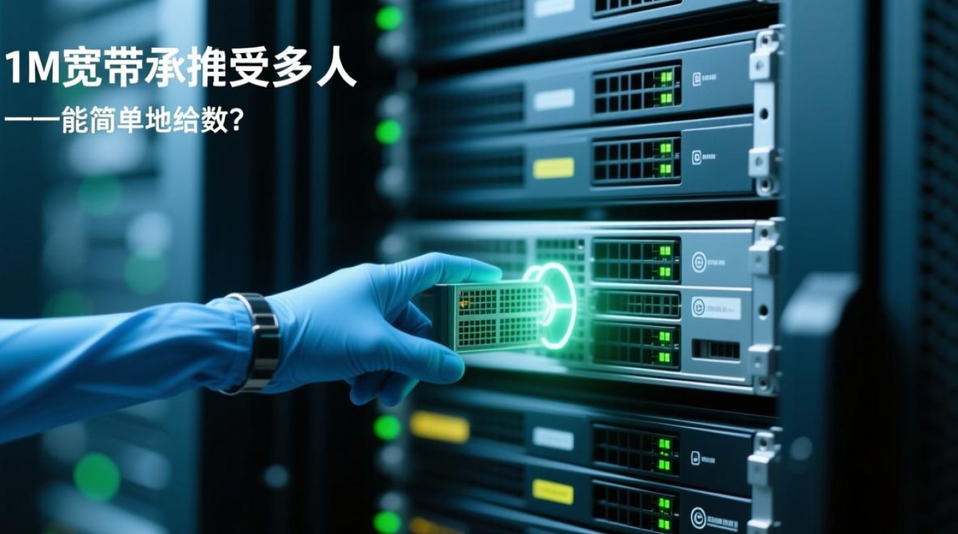 服务器1M宽带能同时支持多少人在线？