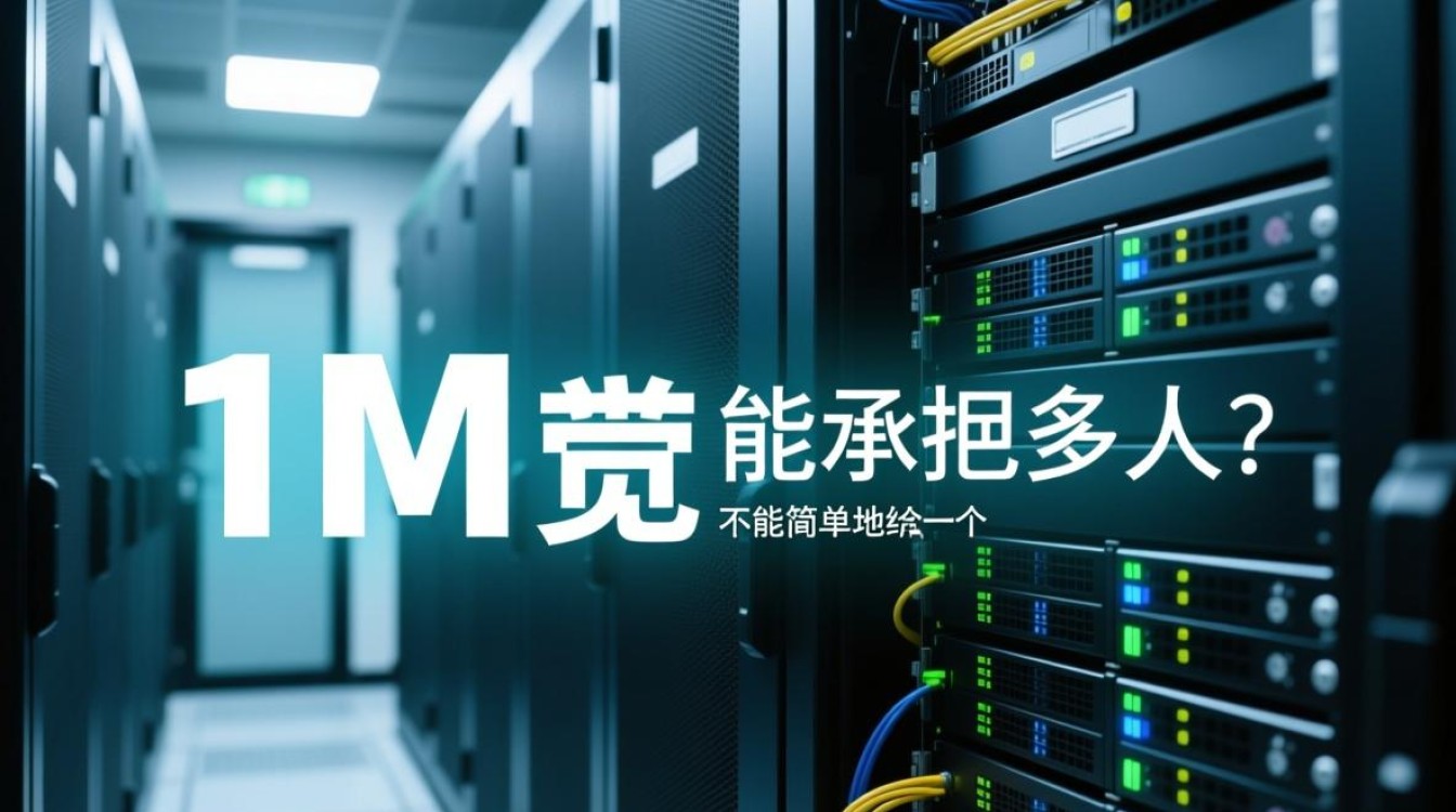 服务器1M宽带能同时支持多少人在线？