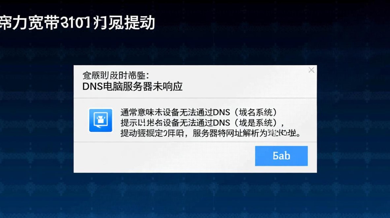 移动宽带dns电脑服务器未响应怎么办？