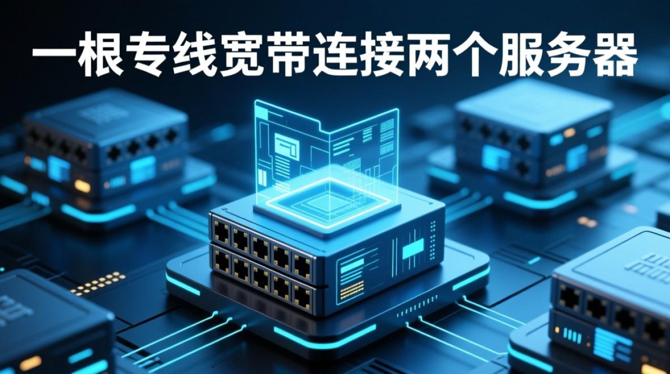 一根专线宽带如何连接两个服务器实现高效通信？