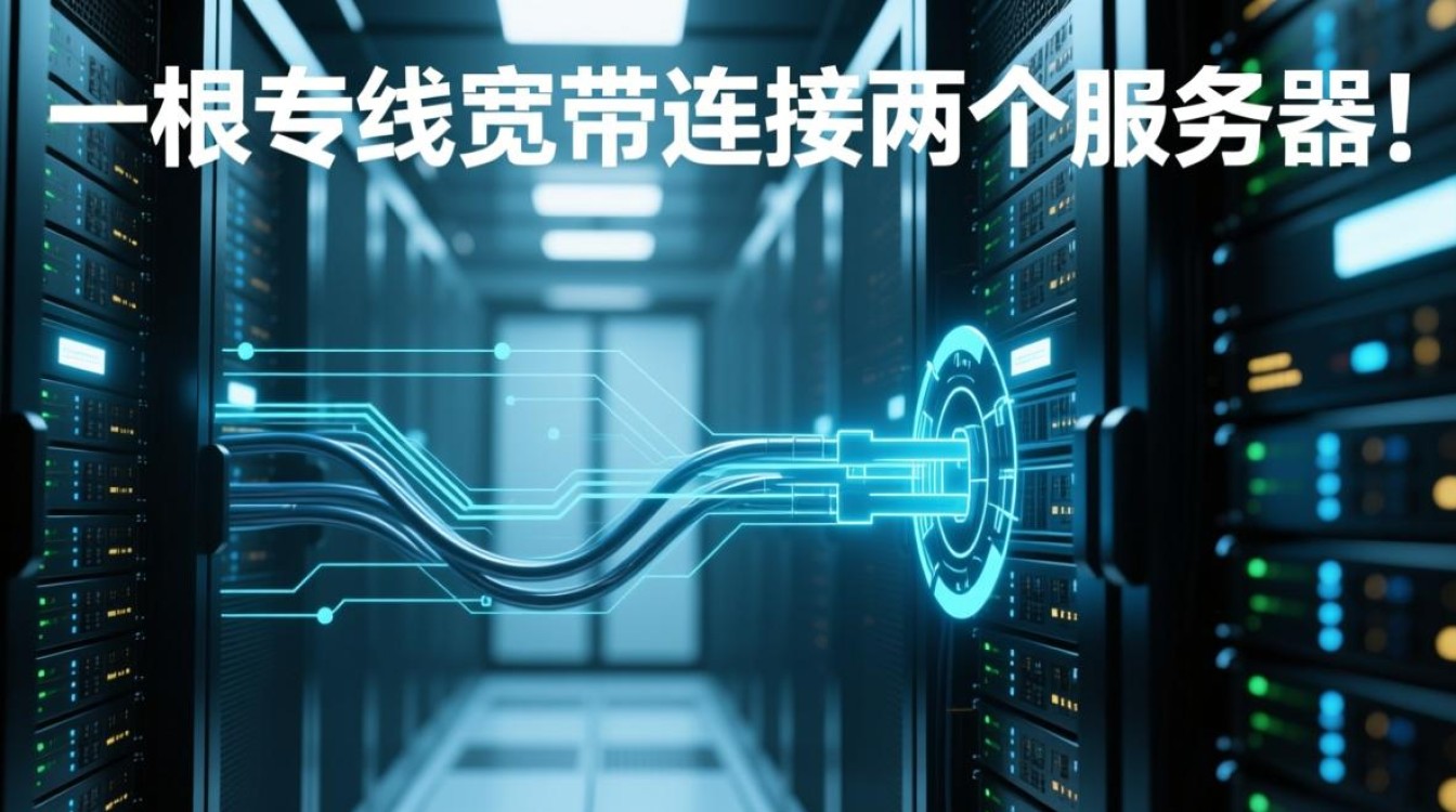 一根专线宽带如何连接两个服务器实现高效通信？