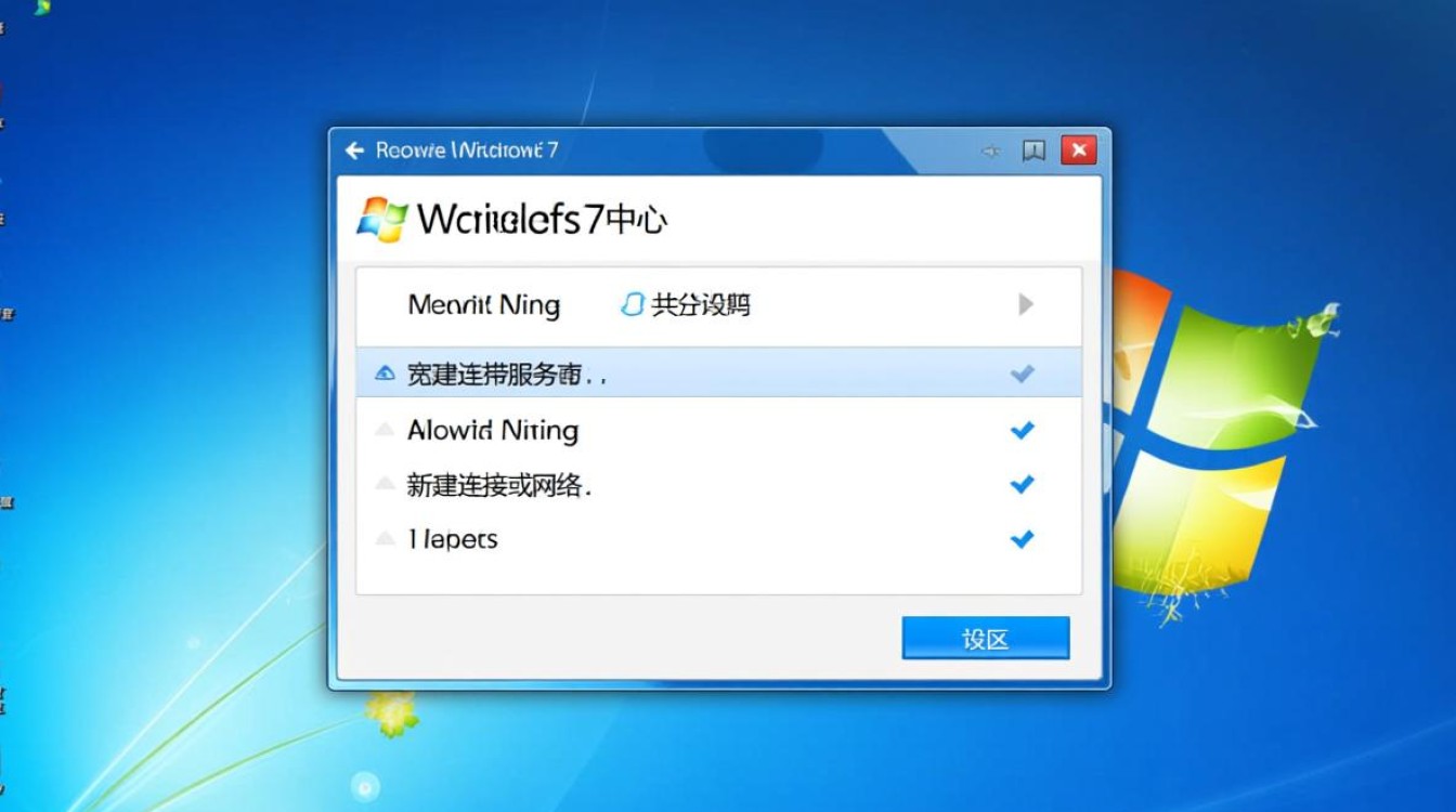 Win7如何创建新的宽带连接服务器？详细步骤是怎样的？