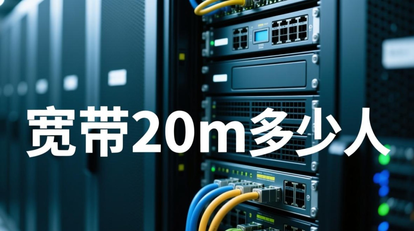 服务器20m宽带能同时支持多少人在线流畅使用？