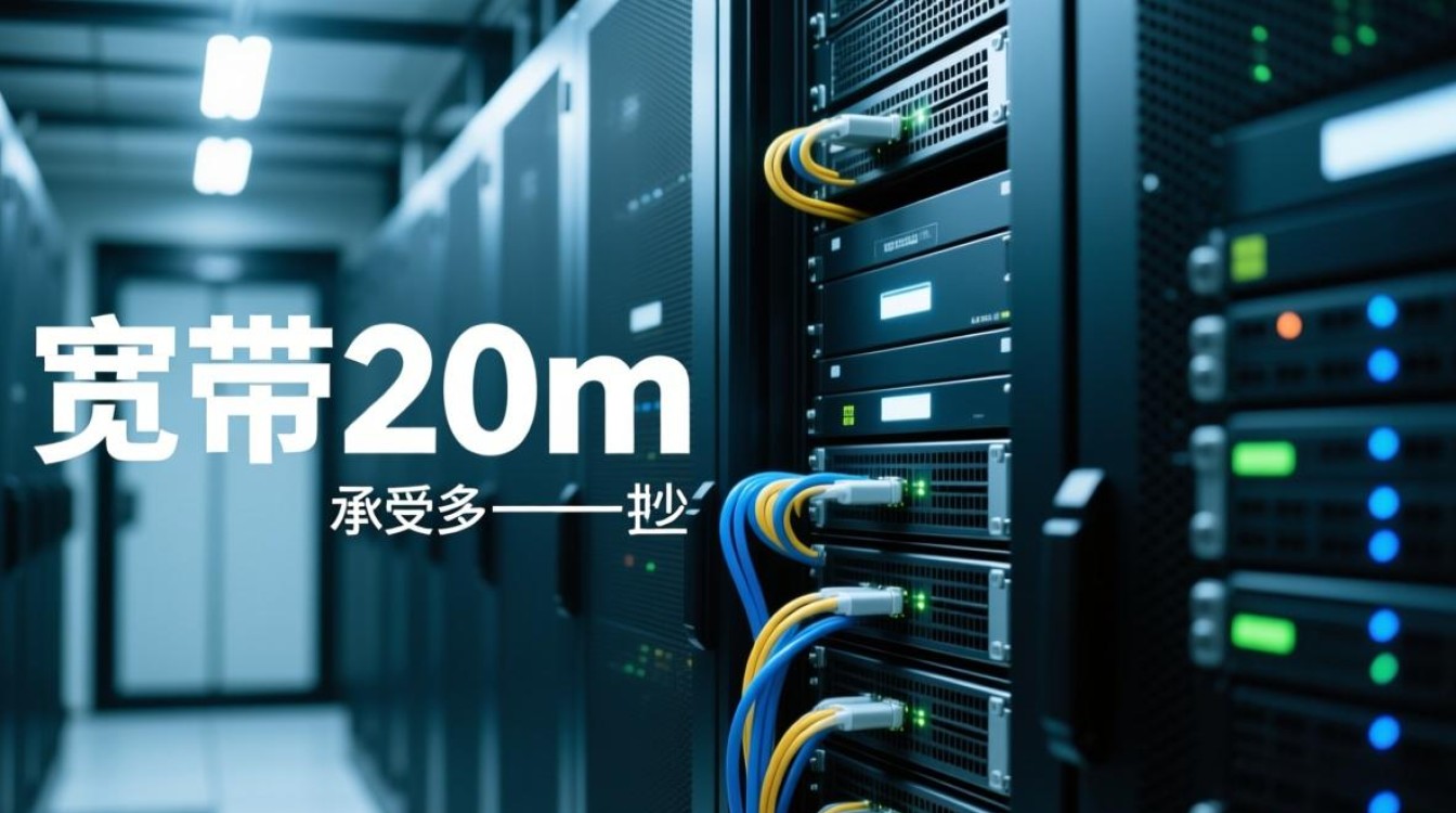 服务器20m宽带能同时支持多少人在线流畅使用？