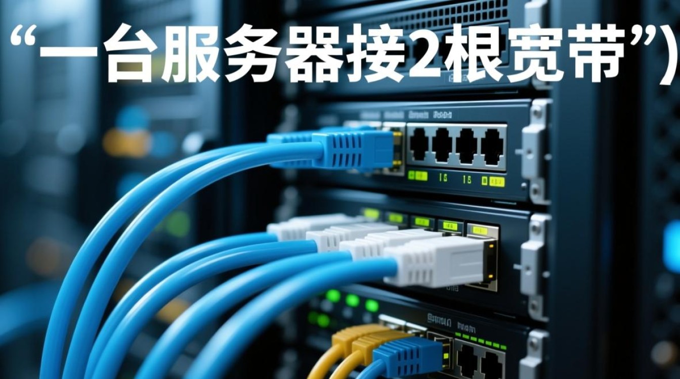 一台服务器接2根宽带，怎么实现负载均衡与故障转移？