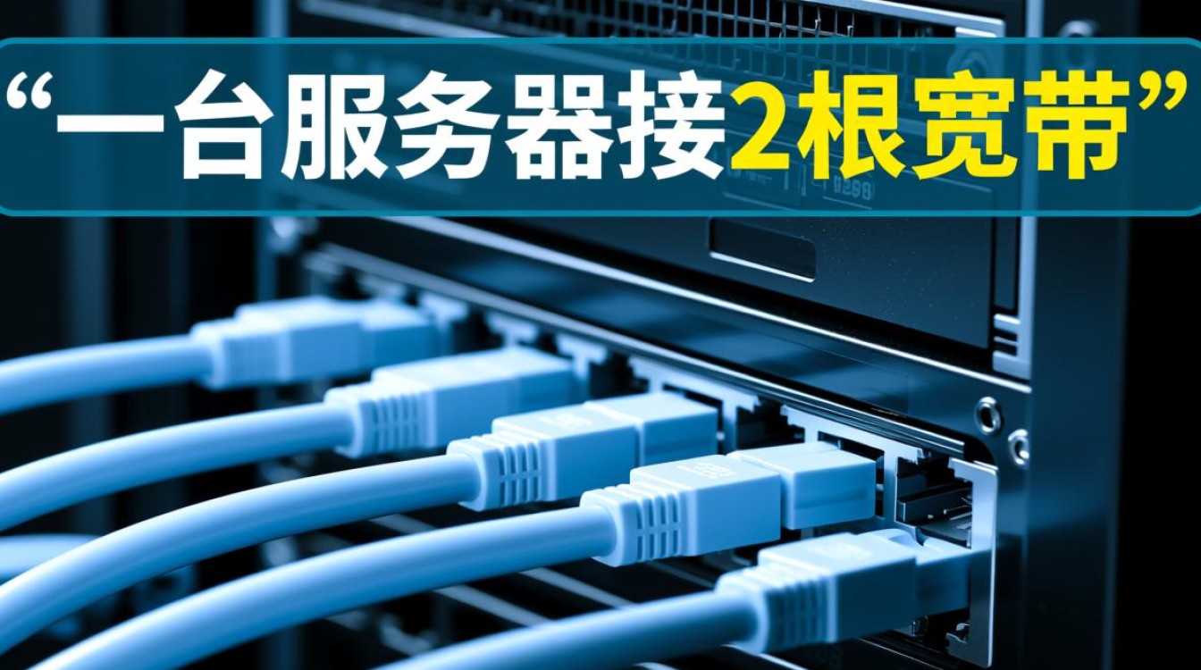 一台服务器接2根宽带，怎么实现负载均衡与故障转移？