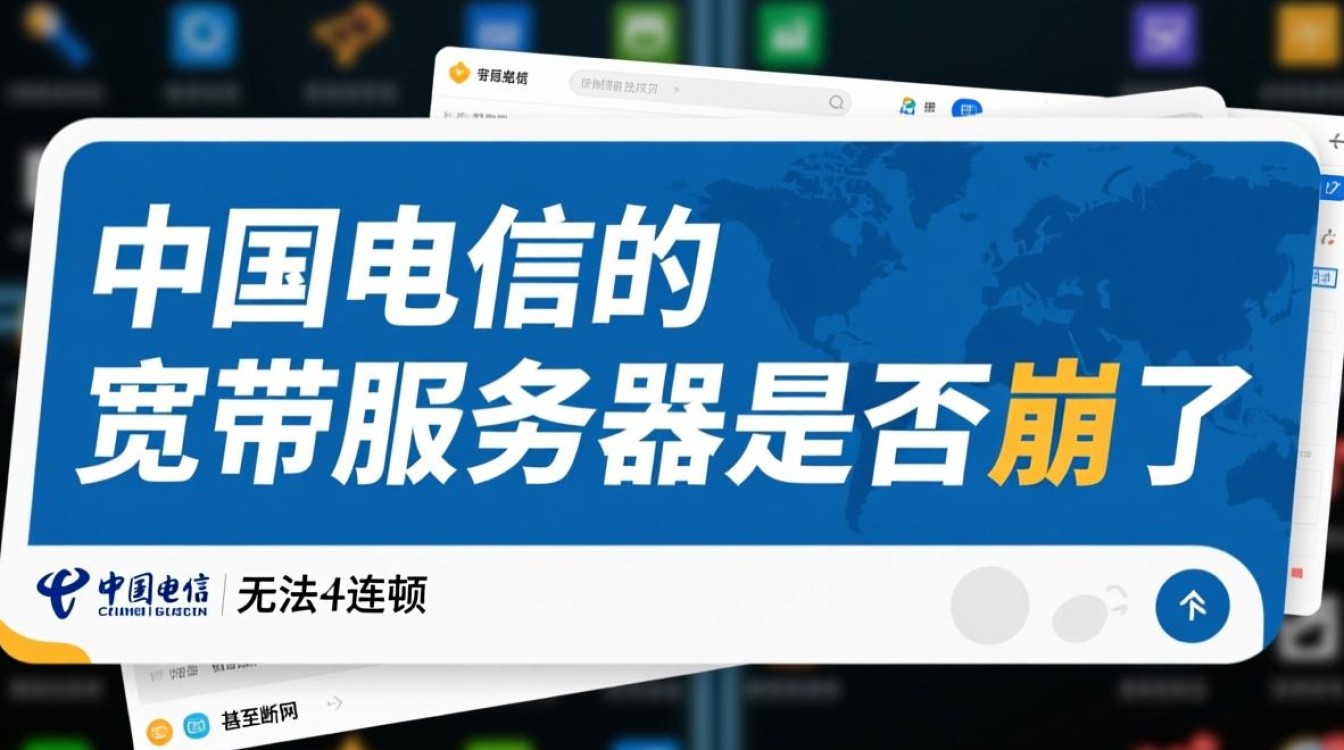 中国电信宽带服务器崩了?影响范围有多大? 中国电信宽带服务器崩了?影响范围有多大?