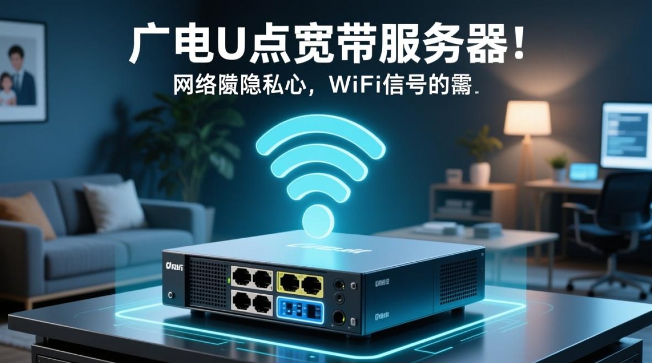 广电U点宽带服务器如何隐藏WiFi信号？