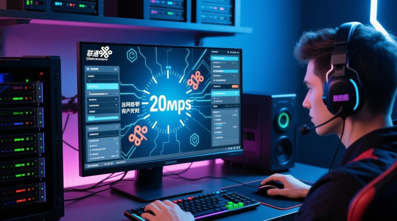 20m宽带玩联通服务器卡吗？延迟高吗？