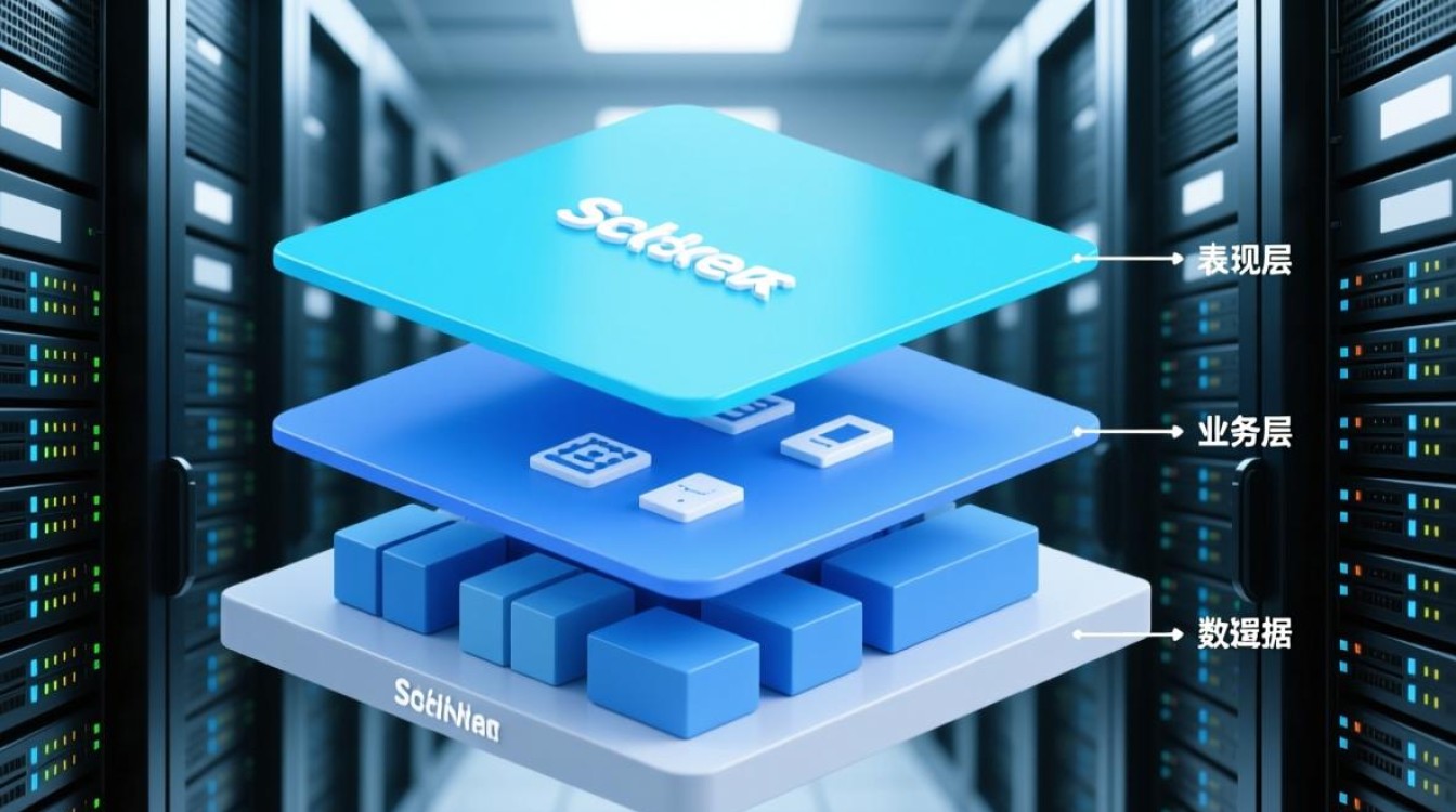 服务器的三层架构具体包含哪些核心组成部分？