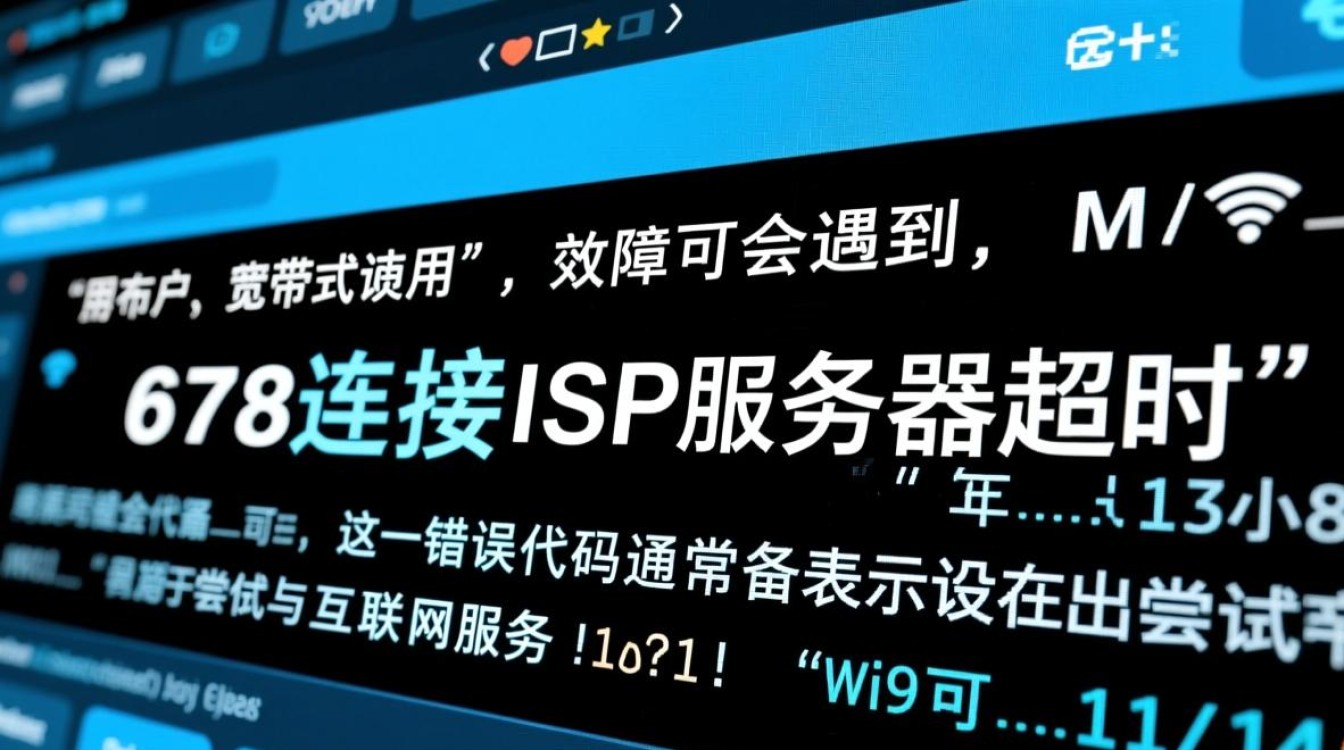 移动宽带678连接isp服务器超时怎么办？