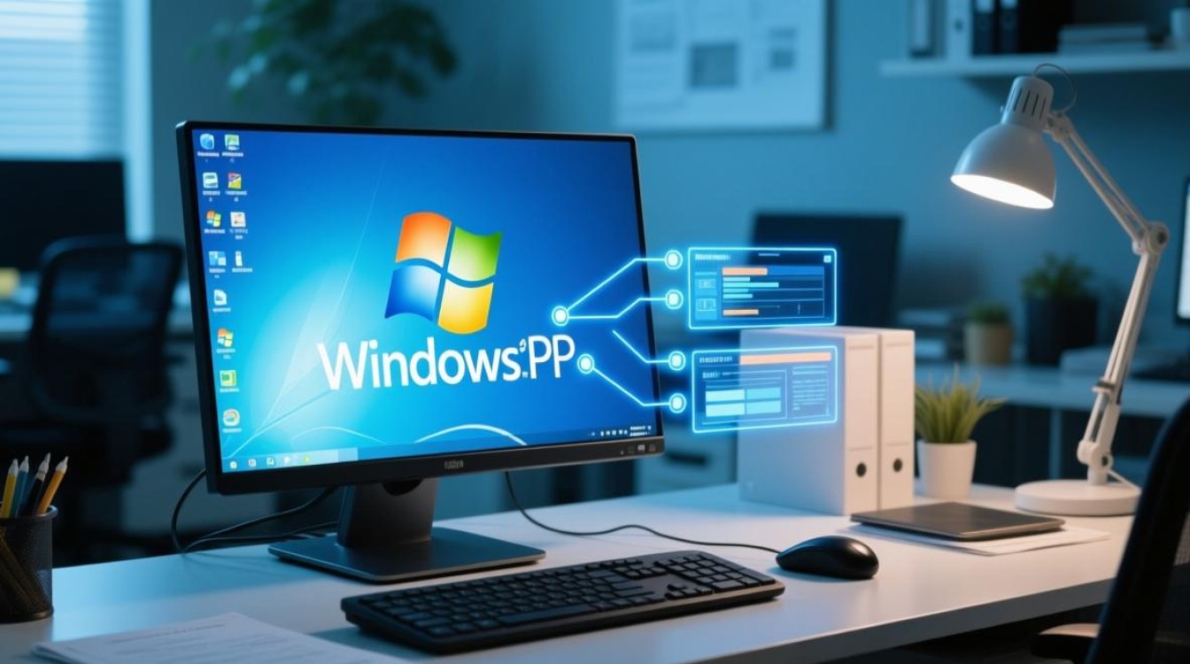 xp系统电脑如何链接宽带连接服务器地址？