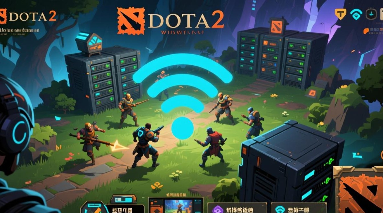 移动宽带玩Dota2选哪个服务器延迟低不卡顿？