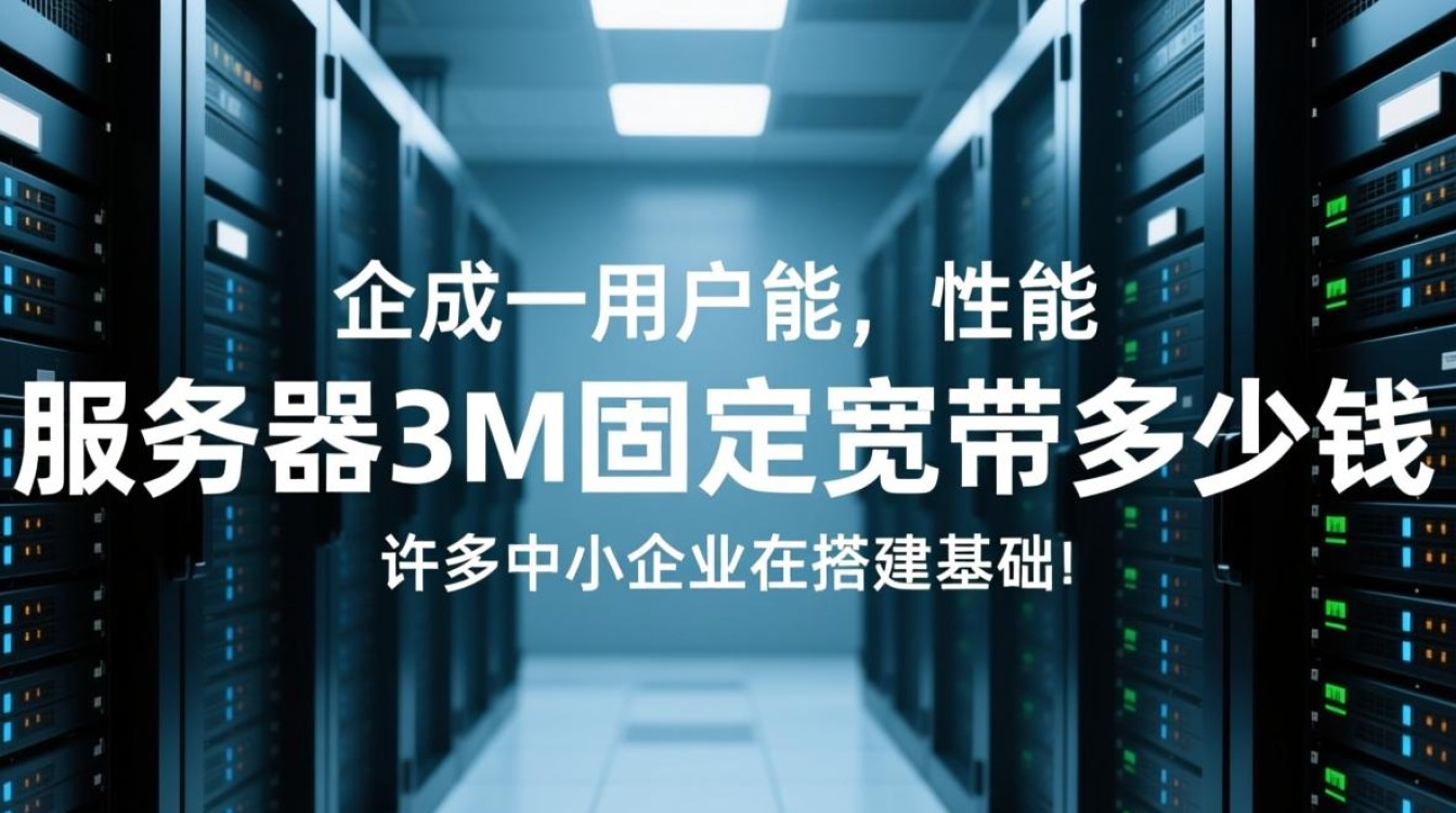 服务器3M固定宽带月费多少？有没有隐藏费用？