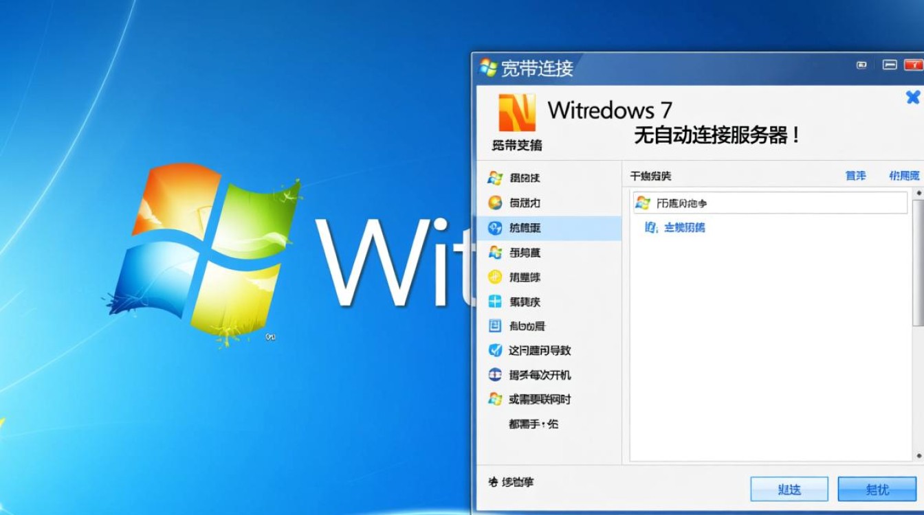 Win7宽带连接无法自动连接服务器怎么办？