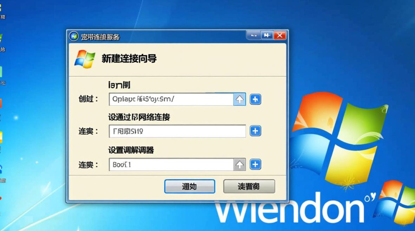xp系统如何创建新的宽带连接服务器？